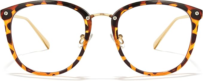Cyxus Blue Light Glasses for Woman, Stylish Cat Eye Blue Light Blocking Computer Glasses for Working, Laptop and Screen Use