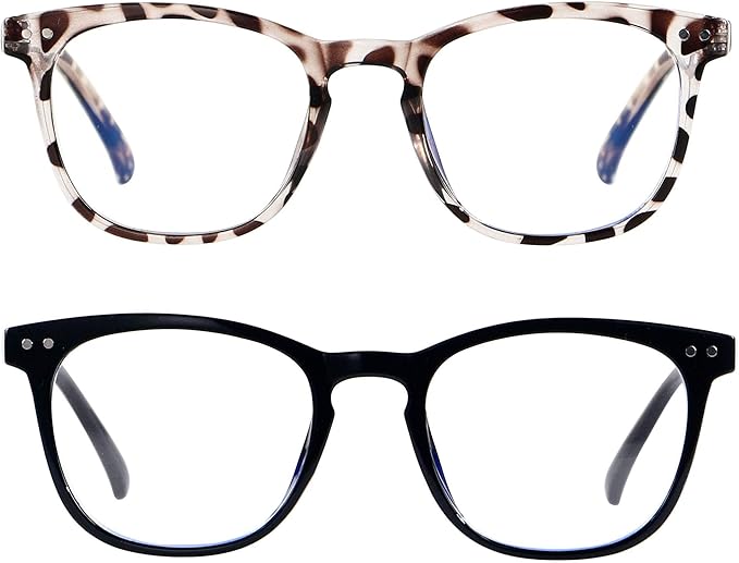 ANDWOOD Blue Light Blocking Glasses Women Men Computer Small Face Clear Bluelight Blocker Eyeglasses Frame