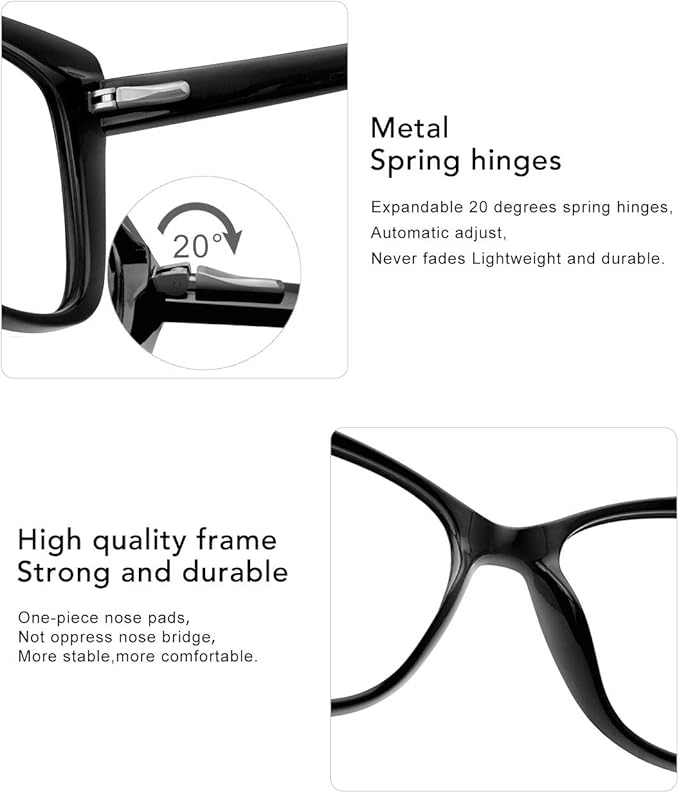 MEETSUN Blue Light Blocking Glasses for Women Anti Eyestrain Filter Blue Ray Oversized Computer Game Glasse