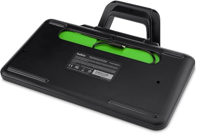 Belkin B2B130 Wired Tablet Keyboard with Stand and Lightning Connector for iPad