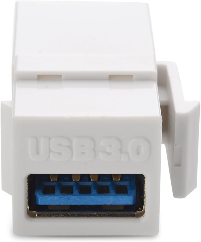 Cable Matters 5-Pack USB 3.0 Keystone Jack Inserts Gender Changer