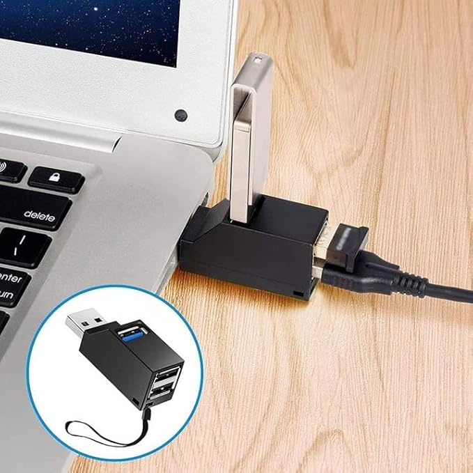 USB Hub,USB 3.0 Splitter,USB 3-Port Extender Multiport USB Adapter,High Speed Plug and Play Bus Powered for MacBook, Mac Pro/Mini,iMac, Surface Pro,XPS,Notebook PC,USB Flash Drives,Mobile HDD