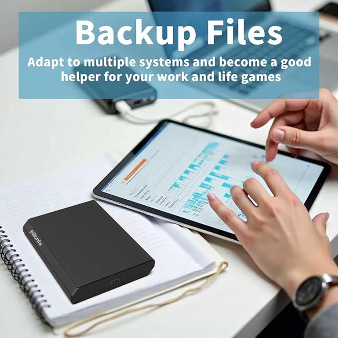 Portable External Hard Drive,USB-C,HDD USB 3.0,for Windows, Mac,Android,TV,Phone,Laptop,Desktop,PS4/5,Xbox One X/S, Xbox 360, Xbox Series X/S (HDD2-320G)