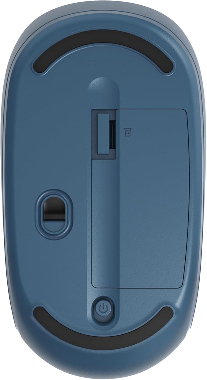 Incase Wireless Mobile Mouse 1850 – Designed by Microsoft – Compact, Comfortable, Right/Left Hand Use, 6-Month Battery Life, Nano Transceiver, Works with Mac/Windows 8/10/11 (Wool Blue)