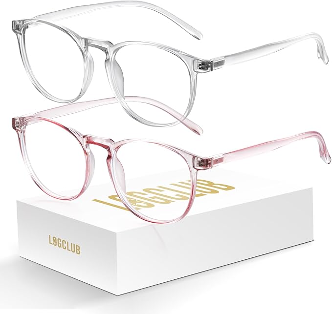 Blue Light Glasses For Woman/Men Blue Light Blocking Glasses, Retro Round Anti Eyestrain Computer Glasses