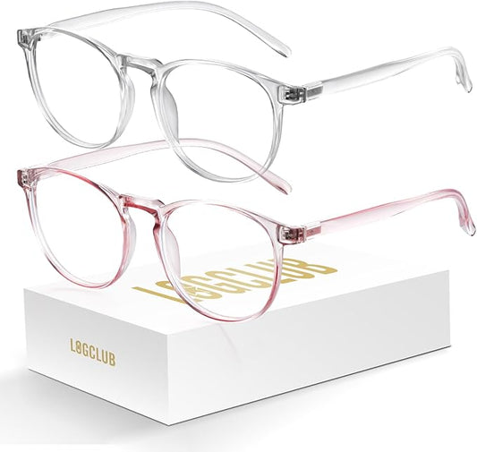 Blue Light Glasses For Woman/Men Blue Light Blocking Glasses, Retro Round Anti Eyestrain Computer Glasses
