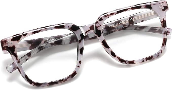 Oversized Square Blue Light Glasses for Woman Men fashion Reduce Eyestrain Protection for TV/Computer/Gaming