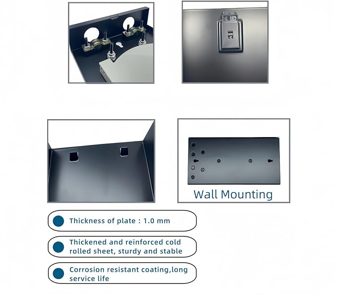 6 Port LC Duplex Singlemode Fiber Enclosure Compact Metal Wall or Rack Mount Box