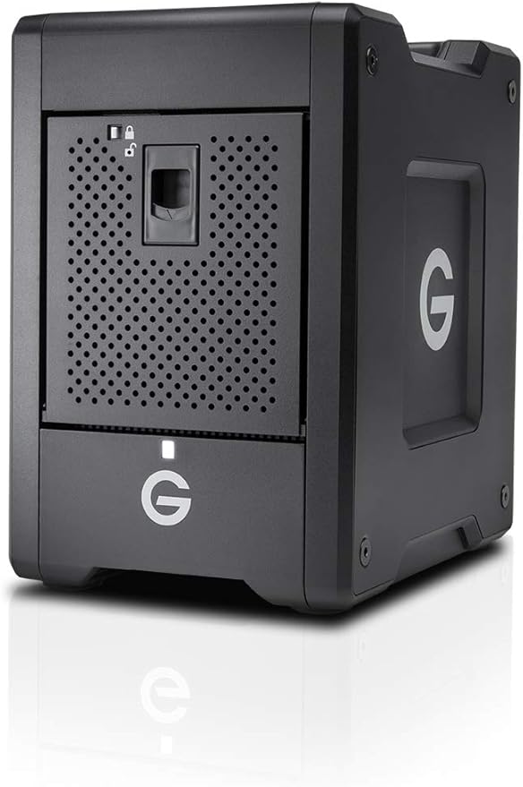 G-Technology 24TB G-Speed Shuttle Thunderbolt 3 – Transportable, 4-Bay Raid Storage Solution – 0G10072-1