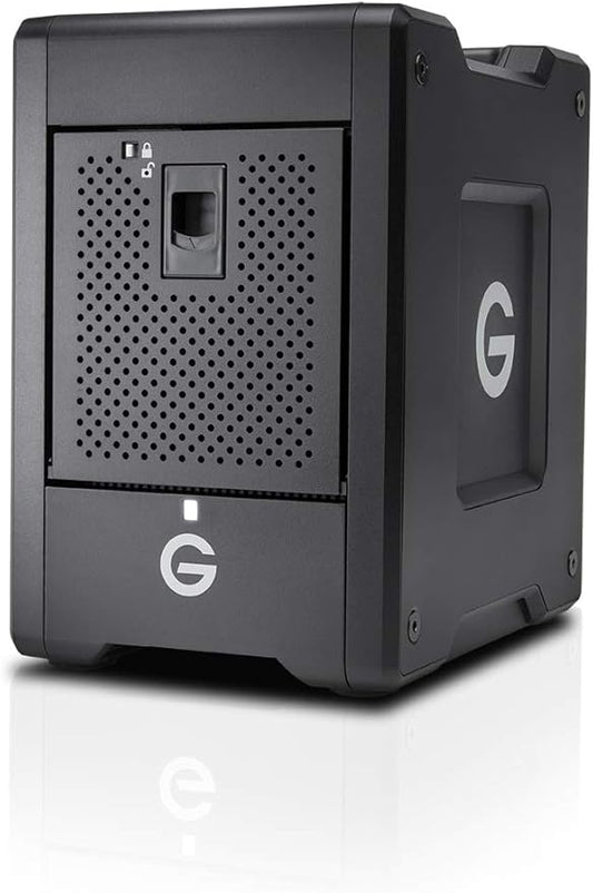 G-Technology 24TB G-Speed Shuttle Thunderbolt 3 – Transportable, 4-Bay Raid Storage Solution – 0G10072-1
