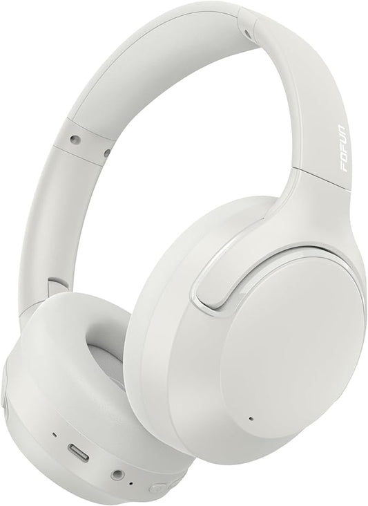 T-fun Active Noise Cancelling Headphones, 65H Bluetooth Headphones, Custom EQ via App Headphones Wireless with Mic, Bluetooth 6.0 Foldable Lightweight Headsets for Commuting Travel Work Home