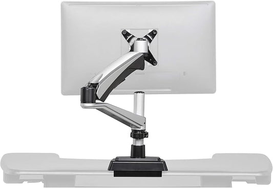 Vari Single Monitor Arm - VESA Monitor Mount w/ 360 Degree Adjustment - Monitor up to 27 inches, 19.8 lbs - Single Monitor Mount with Full Adjustability - Computer Monitor Stand for Home or Office