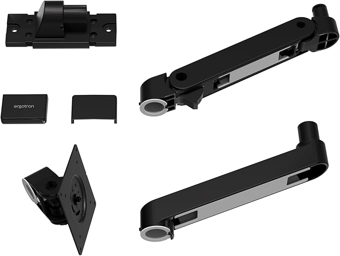 Ergotron – Upgraded LX Pro Premium Single Monitor Arm, VESA Wall Mount – for Monitors Up to 34 Inches, 4 to 22 lbs – Matte Black