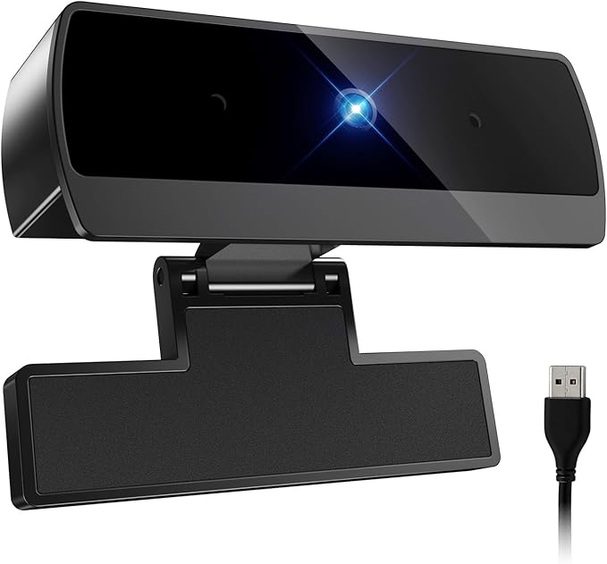 1080P Webcam with Microphone, Full HD Video Calling Web Camera, HD Light Correction Streaming Webcam for Zoom/Skype/Teams, Plug and Play PC Camera Web cam for Windows & Mac