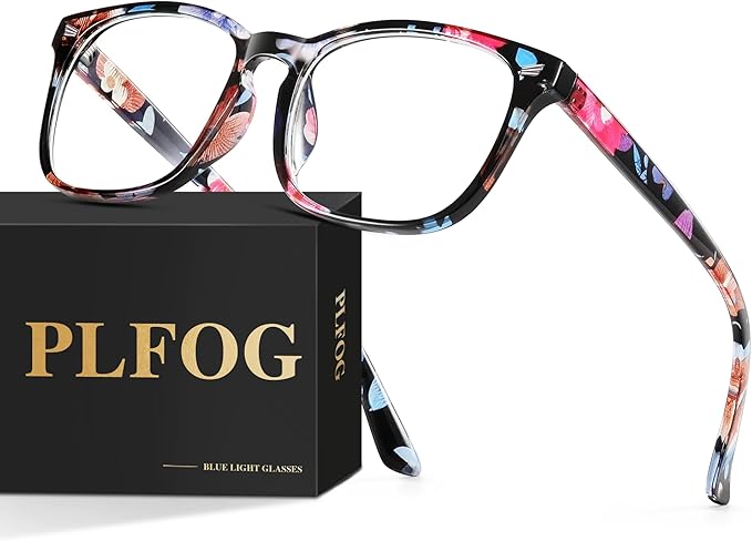 Blue Light Glasses For Woman Men - Anti Eyestrain Computer Gaming Eyeglasses Blue Light Blocking Glasses