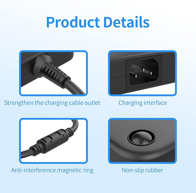 240W 19.5V 12.3A Laptop Charger for Dell Alienware M15 M17 R1-R5 M17X M18X Area-51m R2 G5 G7, Precision M6800-M6700, J211H