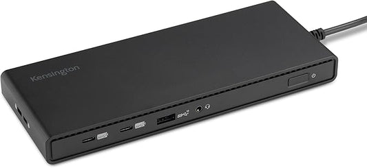 Kensington SD4842P EQ 12-in-1 USB-C Triple Video Docking Station, Triple 4K 60Hz, 100W PD, Compatible with MacBook M1/M2/M3/M4 and Windows Laptops (K32810NA) Black