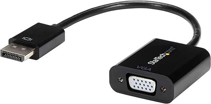 StarTech.com 5-Pack DisplayPort to VGA Adapter - DisplayPort 1.2 to VGA Active Adapter - Digital DP to Analog VGA Video Converter Dongle - DisplayPort Male to VGA Female Monitor Adapter (DP2VGA3X5)