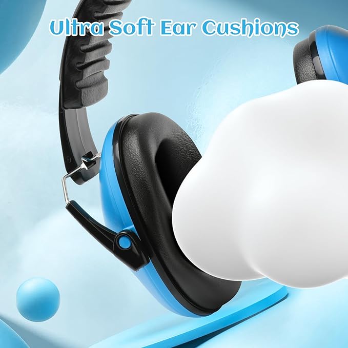 Floriogra 2 Pack Noise Canceling Headphones for Kids, Kids Ear Protection Earmuffs for Autism, Toddler, Children, Noise Cancelling Headphones Sound Proof Earmuffs for Concerts, Air Shows, Fireworks