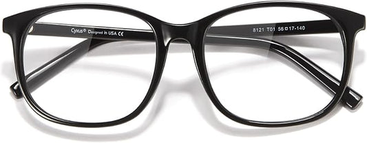 Cyxus Blue Light Blocking Glasses Women Men Computer Gaming Square Glasses UV400 Protection Anti Eyestrain
