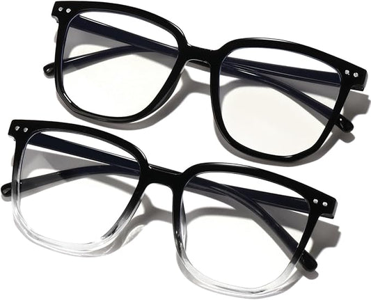 Blue Light Blocking Glasses for Women Men,Fashion Square Blue Blockers Glasses,Computer/TV/Phones/Gaming Glasses