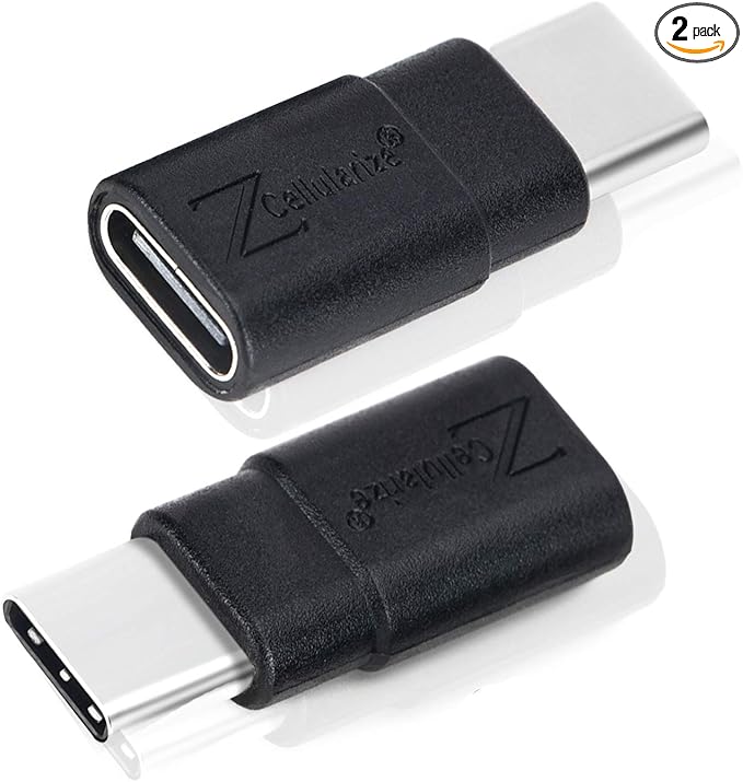 USB C Extender Adapter (2 Pack) 40Gbps 240W Cable Extension Type-C Low Profile Male to Female Thunderbolt QC & Data Transfer for USB-C Devices