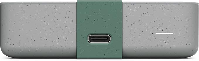 Seagate Ultra Touch HDD, 4TB, Externe harde schijf, Mac & Chromebook, gerecycled materiaal, USB-C-compatibiliteit met pc, Dropbox en Mylio inbegrepen, Cloud White, Data Rescue Service (STMA4000400)