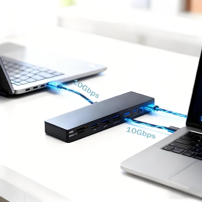 13in1 USB-C 3 Monitor Docking Station,Compatible with Lenovo ThinkPad Universal Docking Station(40AY0090US),PD 100W,Dual DP 1.4(4K@60Hz),HDMI,RJ45,SD3.0/microSD3.0,1xUSB 3.2 Gen1,2xUSB 3.2 Gen2,Audio