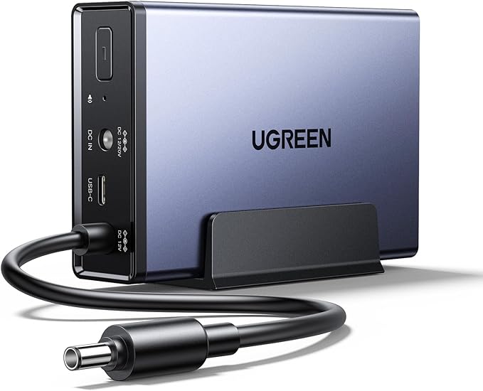 UGREEN NAS US3000, 12000mAh Uninterruptible Battery Power Supply Bundle with UGREEN NAS DH4300 4-Bay with 120TB Storage Capacity