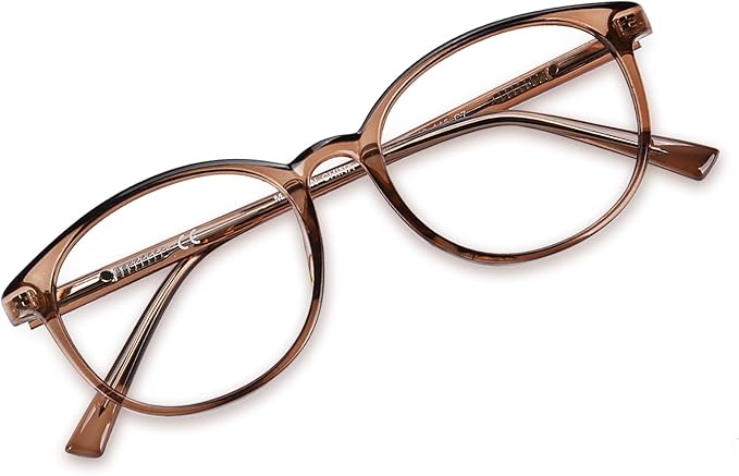 OPTOFENDY Blue Light Glasses for Women, TR90 Fashion Blue Light Blocking Glasses for Computer