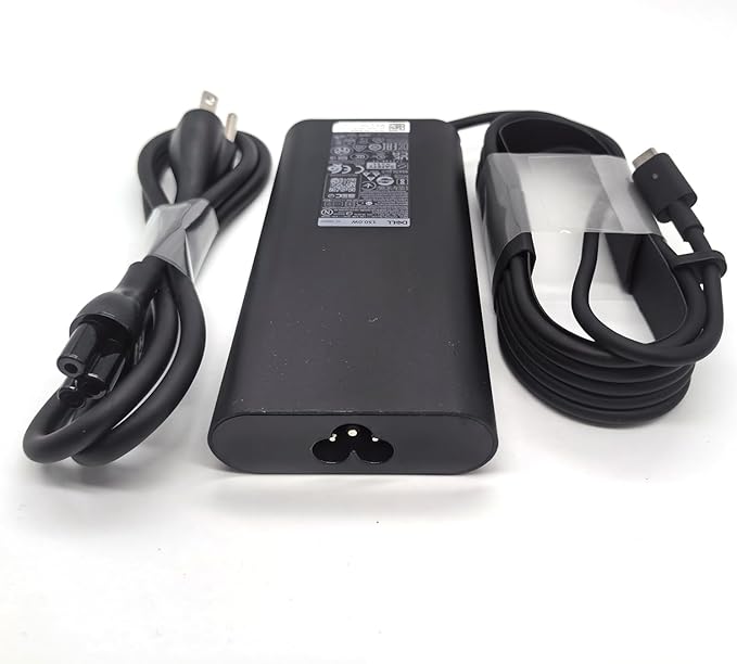Dell Laptop Charger 130W USB C Type C AC Adapter,Precision 3551 3560 3561 3570 3571 5470 5550 5560 5570 5750 5760 5770 AC Charger, Black, DA130PM170