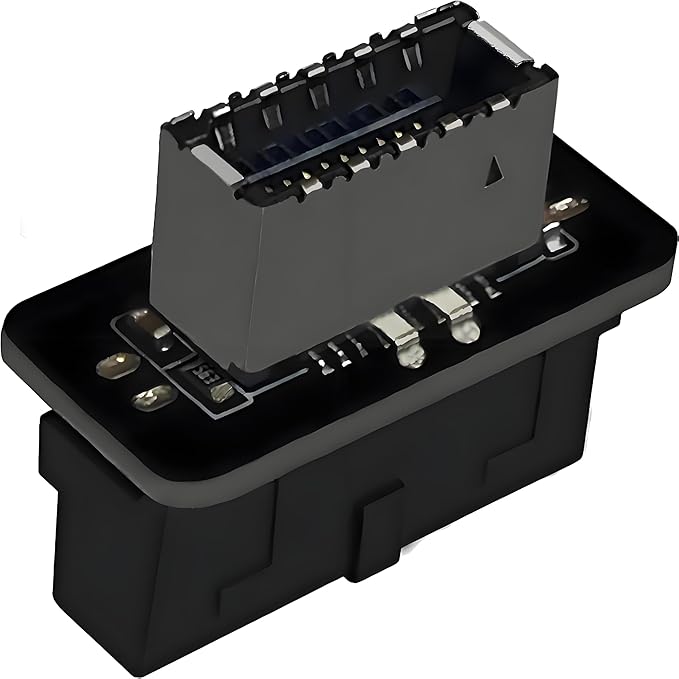USB 3.2 Gen 1 to USB 3.2 Gen 2 Header Adapter Front Panel Connector Motherboard 19Pin USB 3.0 to Type-E/USB C