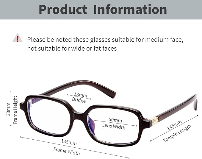 Retro Rectangle Blue Light Blocking Glasses for Women 90s Fake Eyeglasses Y2K Fashion Computer Glasses Tortoise Frame