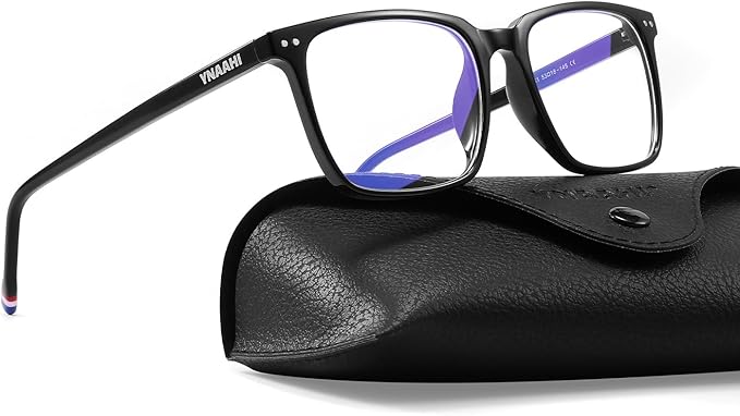 Blue Light Glasses for Men Women, 99% Blue Light Blocker, UV Protection. Ideal for Computer Use, Gaming, Reading.