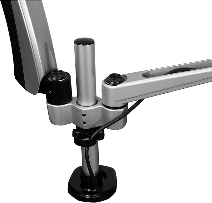 StarTech.com Desk Mount Dual Monitor Arm - Articulating - Supports VESA Monitors 12'' to 30" (19.8lb/9kg) - Adjustable - Grommet/Desk Mount - Premium - Silver, TAA (ARMDUAL30)