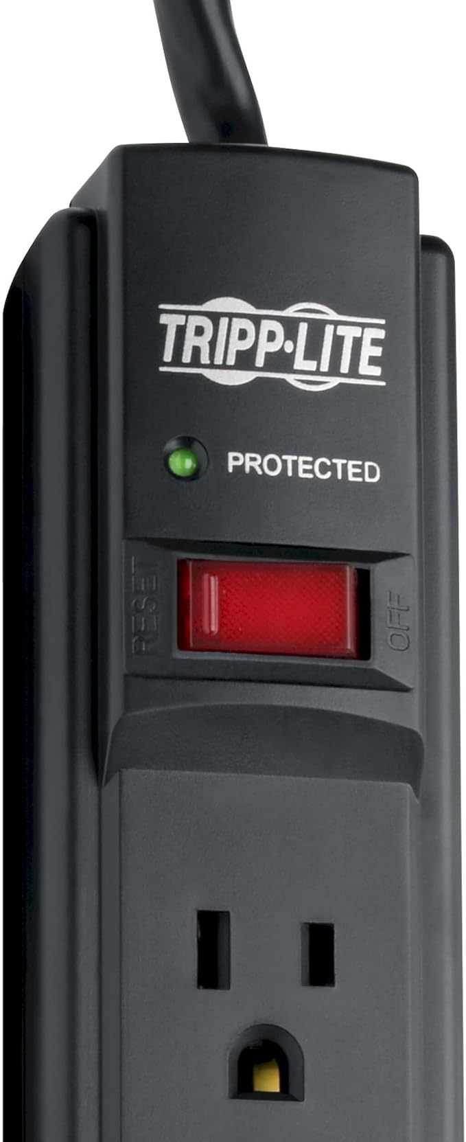 Eaton Tripp Lite Series 6 Outlet Surge Protector Power Strip, 6ft Extension Cord, 900 Joules, 15A Circuit Breaker, UL Certified, Black (TLP606B)