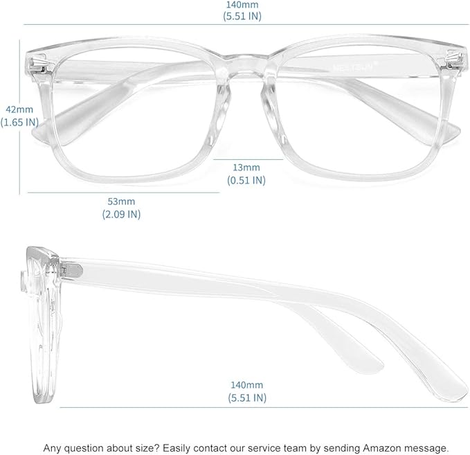 MEETSUN Blue Light Blocking Glasses, Anti Eye Strain Headache (Sleep Better), Computer Glasses UV400 Transparent Lens (Black + Tortoise + Clear)