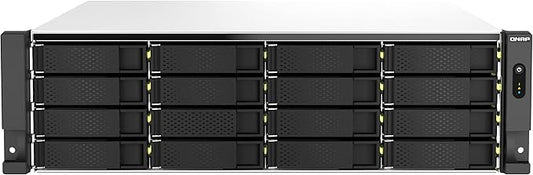 QNAP TS-h2287XU-RP-E2336-32G-US 22 Bay 3U Rackmount Hybrid NAS with Intel® Xeon® Processor, Dual 10GbE, ZFS Storage for Virtualization and Data-Intensive Enterprise Applications