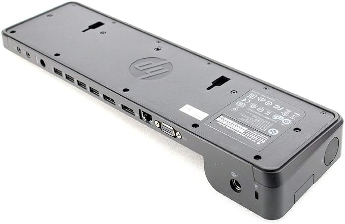 HP 2013 UltraSlim Docking Station D9Y19AV HSTNN-IX10 - with 65W AC Adapter 732252-001(Renewed)