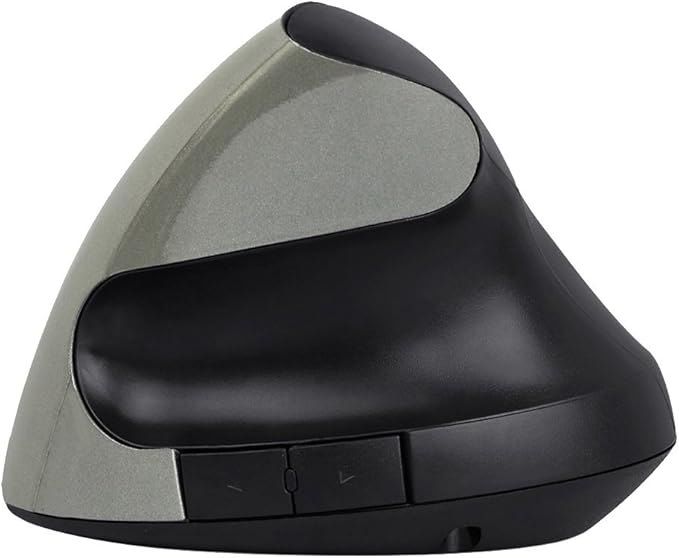 Wired Vertical Mouse, Ergonomic Design Laptop PC Computer Mouse, USB Corded Optical Mouse (Gray)