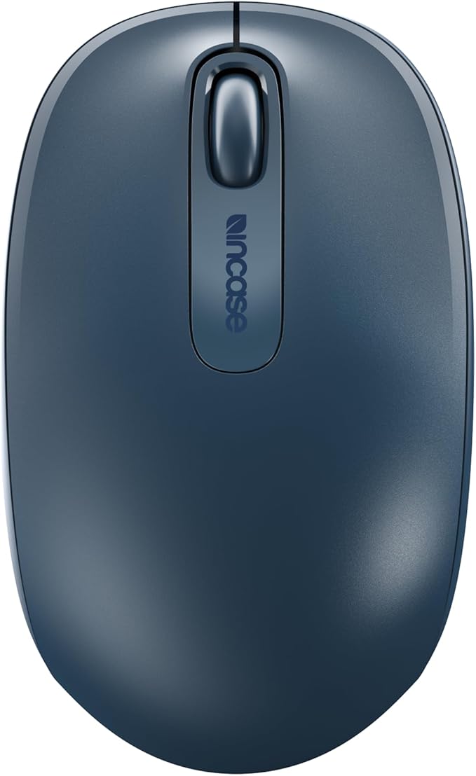 Incase Wireless Mobile Mouse 1850 – Designed by Microsoft – Compact, Comfortable, Right/Left Hand Use, 6-Month Battery Life, Nano Transceiver, Works with Mac/Windows 8/10/11 (Wool Blue)