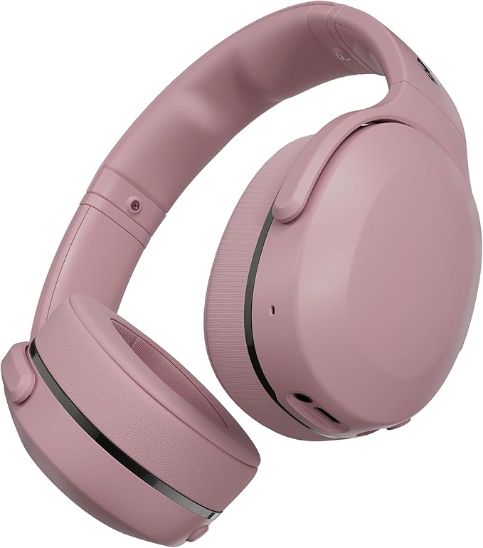 Skullcandy Crusher 540 Active Wireless Bluetooth Headphones with Multi-Sensory Bass, Noise Isolating Over-Ear Fit, Sweat and Water Resistant, 40 Hours Battery, Microphone for iPhone Android - Soft