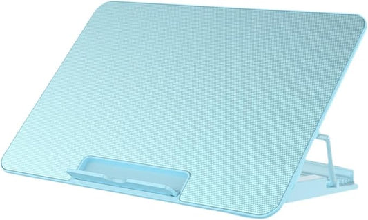 Laptop Cooling Pad with 6 Fans and Adjustable Height for Enhanced Performance, Blue