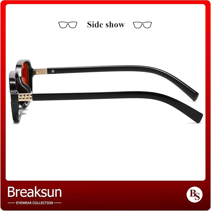 Retro Rectangle Glasses for Women Men Small Square Blue Light Blocking Glasses Vintage Eyeglasses