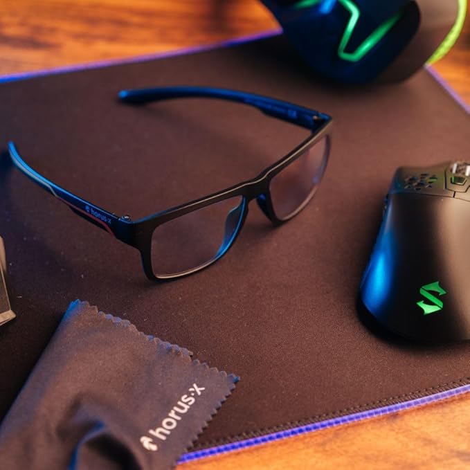 Horus X - Kids Blue Light Blocking Glasses | Computer glasses for boys and girls | Clear