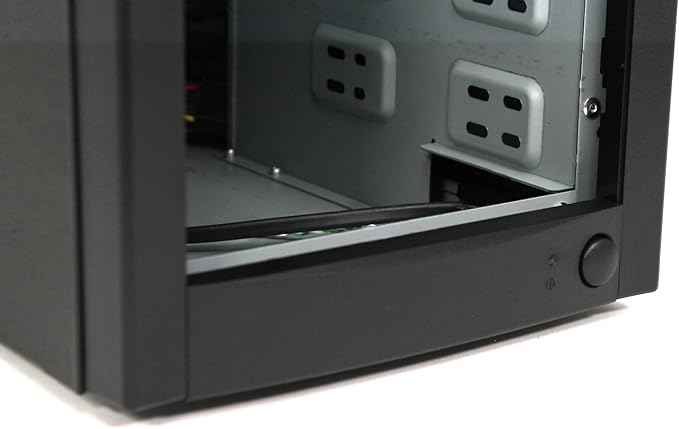 DupliM External 7-Bay Duplicator Case Enclosure Tower for DVD CD Blu-ray HDD USB - Includes UL Power Supply