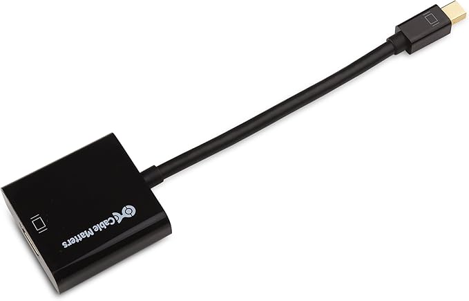 Cable Matters Active Mini DisplayPort to HDMI Adapter (Active Mini DP to HDMI) Supporting Eyefinity Technology 4K Resolution
