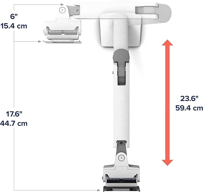 Ergotron – HX Premium Heavy Duty Monitor Arm, Single Monitor VESA Desk Mount – for Flat or Slight Curved Ultrawide Monitors Up to 49 inches, 20 to 42 lbs – Standard Pivot, White