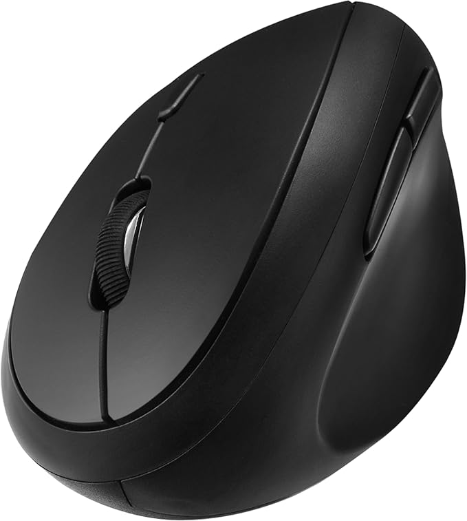 Adesso iMouse V10 Wireless Vertical Ergonomic Mini Mouse iMouse V10-2.4GHz, 800/1200/1600 DPI, Ergo Mice with 6 Buttons