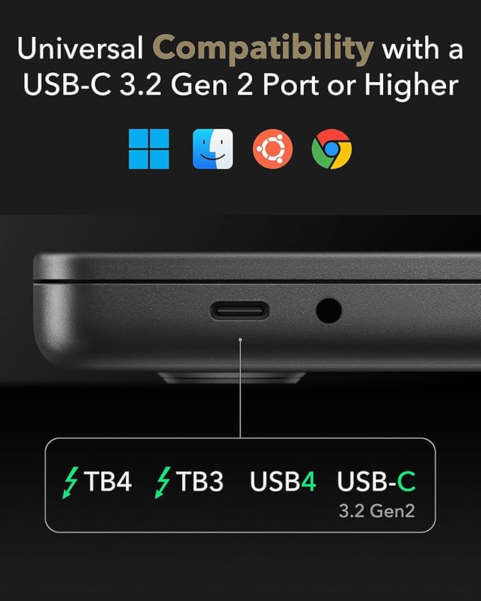 Cudy USB 3.2 Gen 2 Dual 4K 60Hz Display Docking Station, Up to 2 Monitor Display, 10Gbps USB C, 2 HDMI & Display Ports, 1000Mbps RJ45 Port, 100 Watts PD, 150 Watts PSU, DisplayLink, CS700